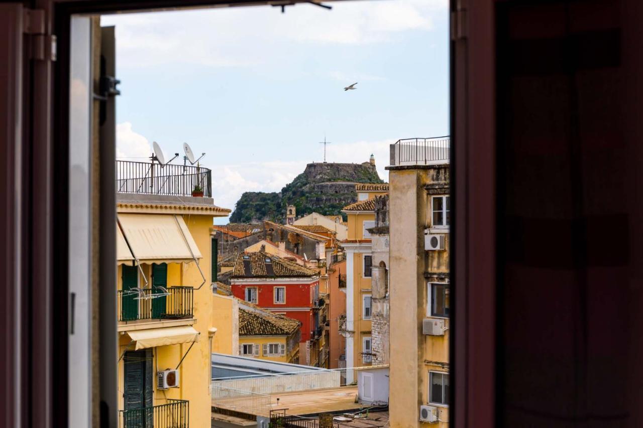 La Casa Con La Vista Delle Fortezze By Corfuescapes Lejlighed Corfu  Eksteriør billede